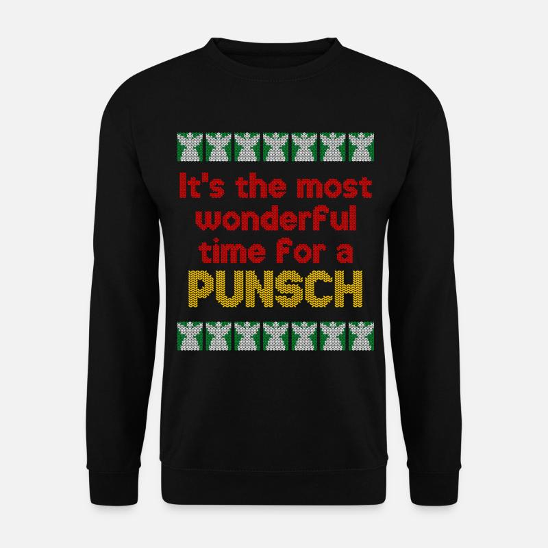 It's the most wonderful time for a Punsch - Unisex Pullover - Schwarz