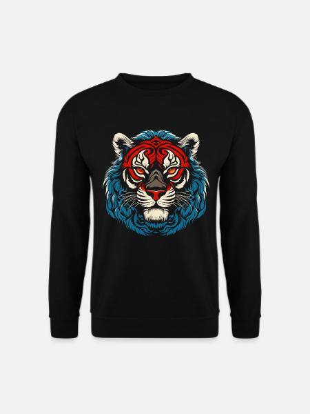 Tiger Emblem - Unisex Sweatshirt - black