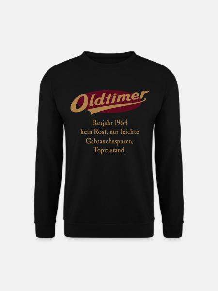Oldtimer Baujahr 1964 RAHMENLOS® - Unisex Pullover - Schwarz