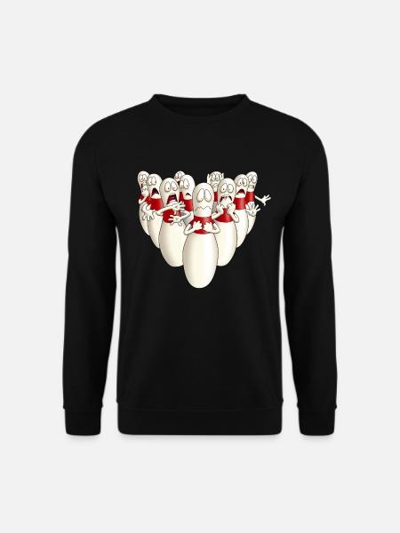 FD - Kegelen Bowling - diese Angst Pins bringen - Unisex Pullover - Schwarz