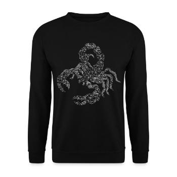 Scorpion - Unisex Pullover - Schwarz - Vorne - Alina (178cm) & Michal (187cm)