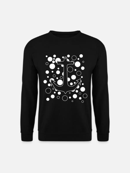 Anker - Unisex Pullover - Schwarz