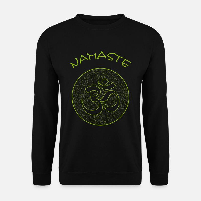 Namaste - Unisex Pullover - Schwarz