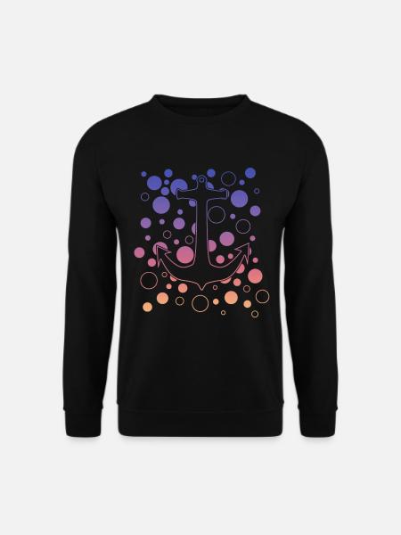 Anker - Unisex Pullover - Schwarz