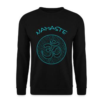 Namste - Unisex Pullover - Schwarz - Vorne - Alina (178cm) & Michal (187cm)