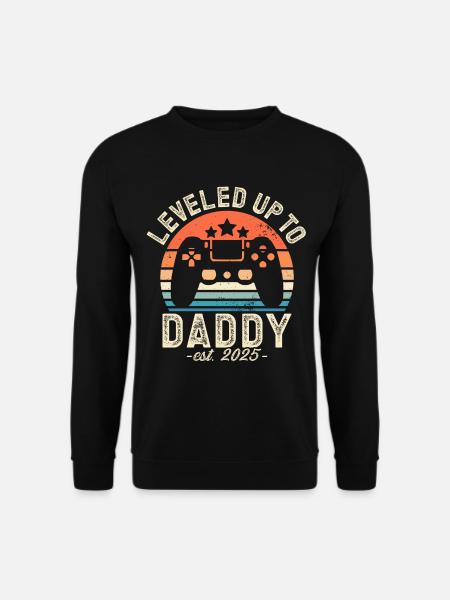Forfremmet til far i 2025 - Unisex sweater - sort