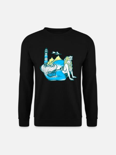 Sirène sirène sirène conte de fées - Sweat-shirt Unisexe - noir