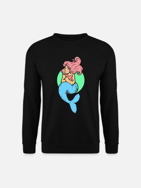 Mermaid mermaid mermaid fairy tale - Unisex Sweatshirt - black