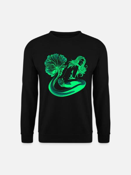 Mermaid mermaid mermaid fairy tale - Unisex Sweatshirt - black