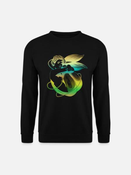 Mermaid mermaid mermaid fairy tale - Unisex Sweatshirt - black