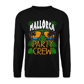Mallorca Shirt - Sweat-shirt Unisexe - noir - Devant - Alina (178cm) & Michal (187cm)