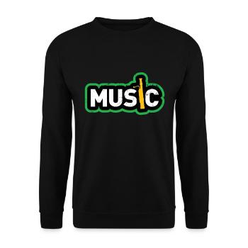 Fagott cadeau musicien - Sweat-shirt Unisexe - noir - Devant - Alina (178cm) & Michal (187cm)