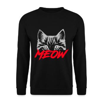 Black Metal Music Gift - Unisex Sweatshirt - black - Front - Alina (178cm) & Michal (187cm)