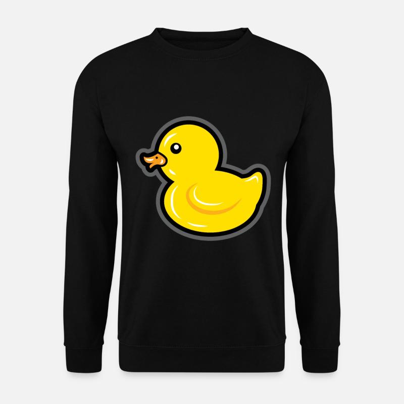 Quitscheente gift bathing duck - Unisex Sweatshirt - black