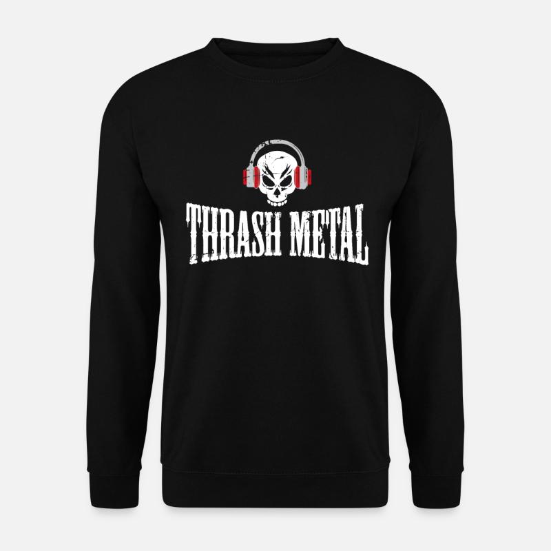 Thrash Metal Musik Geschenk - Unisex Pullover - Schwarz