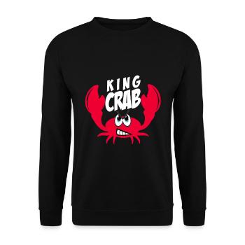 Cancer du crabe - Sweat-shirt Unisexe - noir - Devant - Alina (178cm) & Michal (187cm)