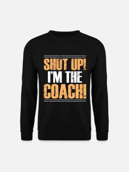 Coach Trainer Geschenk Sport - Unisex Pullover - Schwarz