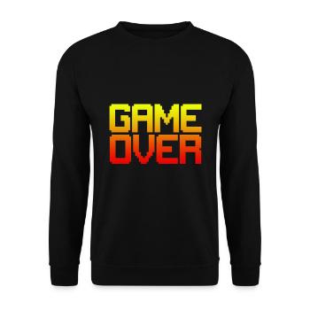 Gaming Gift Gambling Console PC Computer - Unisex Sweatshirt - black - Front - Alina (178cm) & Michal (187cm)