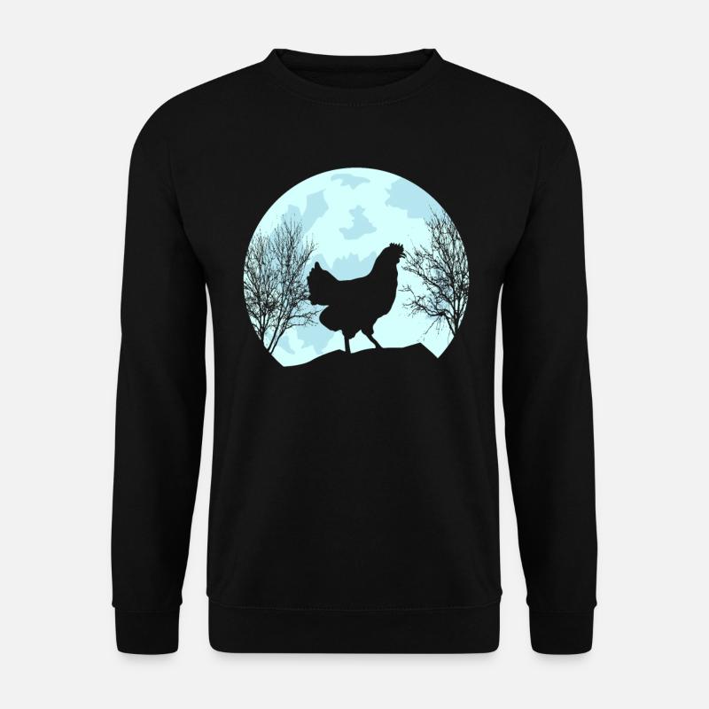 Huhn Hühner - Unisex Pullover - Schwarz