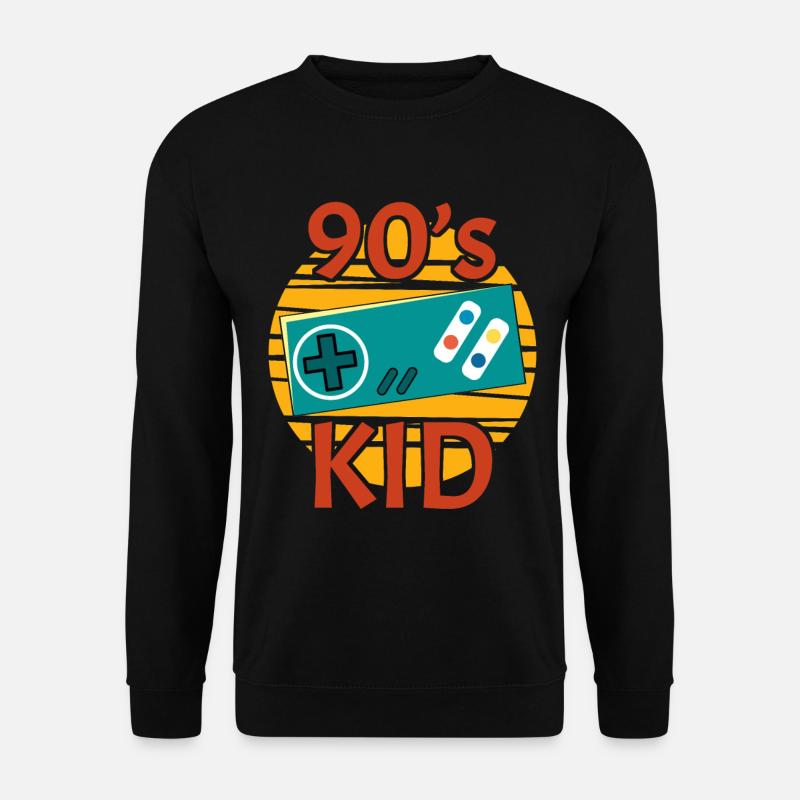 90s KID - Gamer - Unisex Pullover - Schwarz