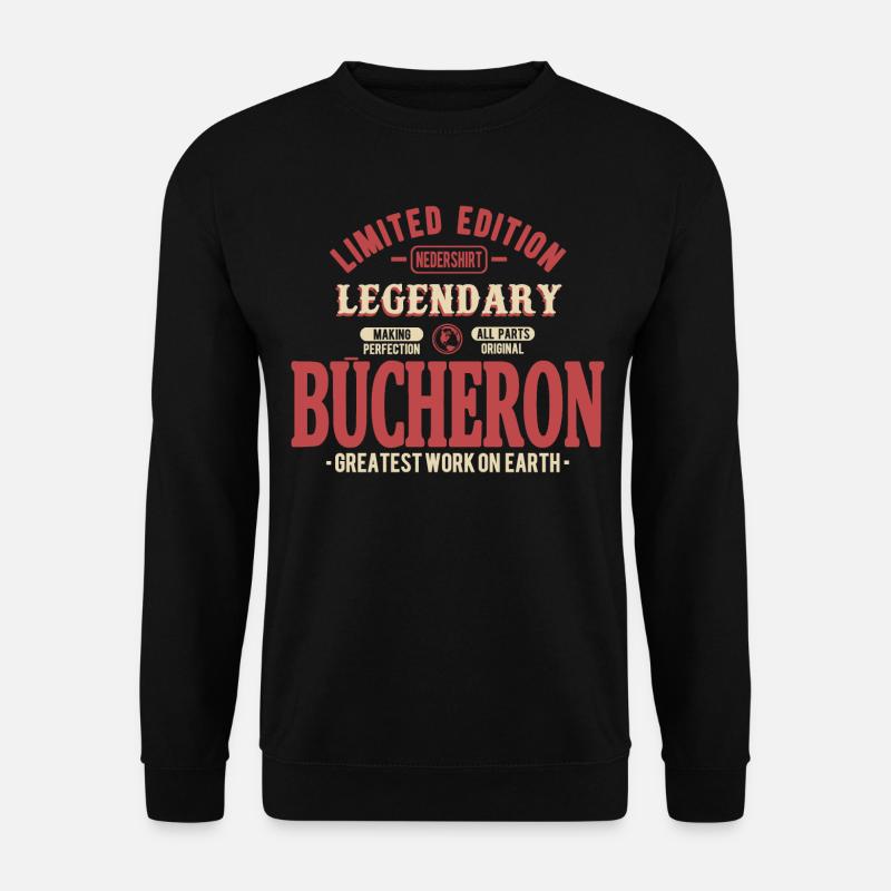 Bûcheron - Sweat-shirt Unisexe - noir
