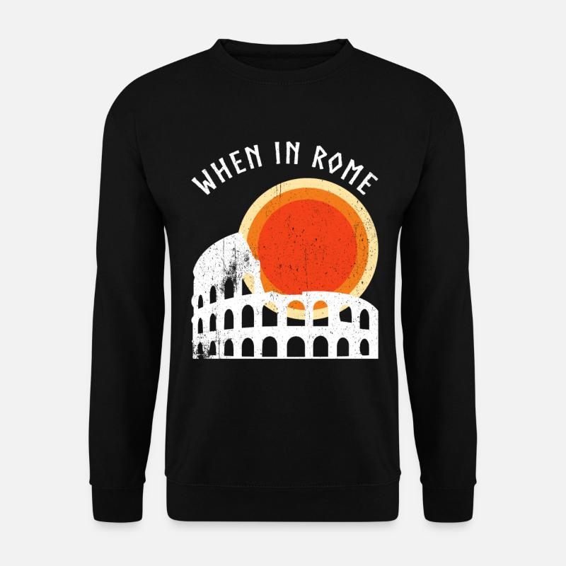 Sunset over the Coliseum - Unisex Sweatshirt - black