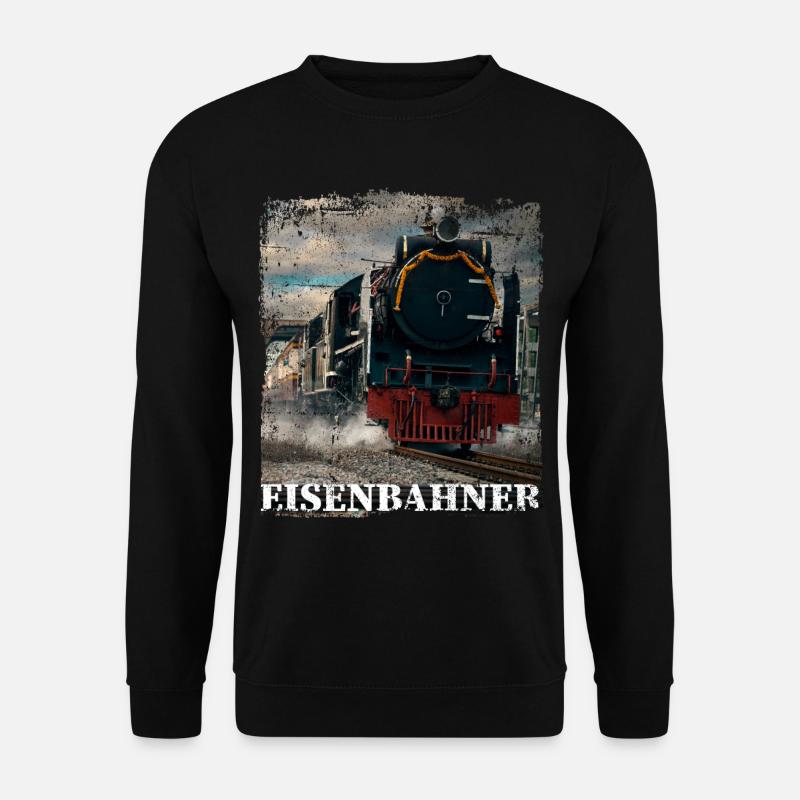 Eisenbahner Triebfahrzeugführer Lokomotive - Unisex Pullover - Schwarz