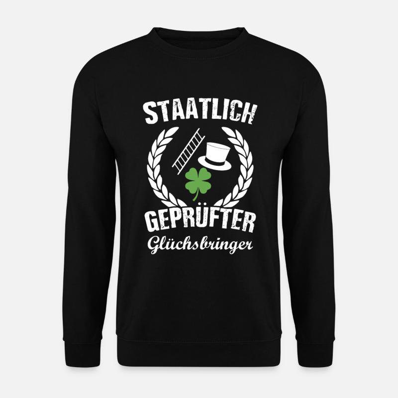 Kaminkehrer Handwerker - Unisex Pullover - Schwarz