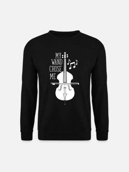 Kontrabass - Unisex Pullover - Schwarz