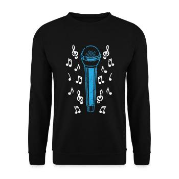Karaoke - Unisex Pullover - Schwarz - Vorne - Alina (178cm) & Michal (187cm)