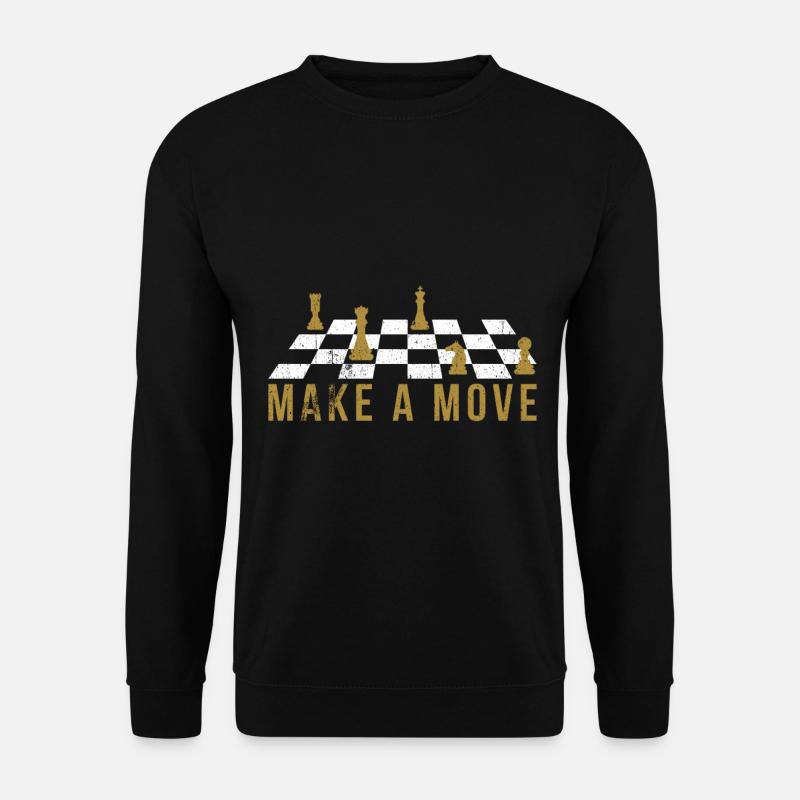 Chess - make a move - Unisex Sweatshirt - black