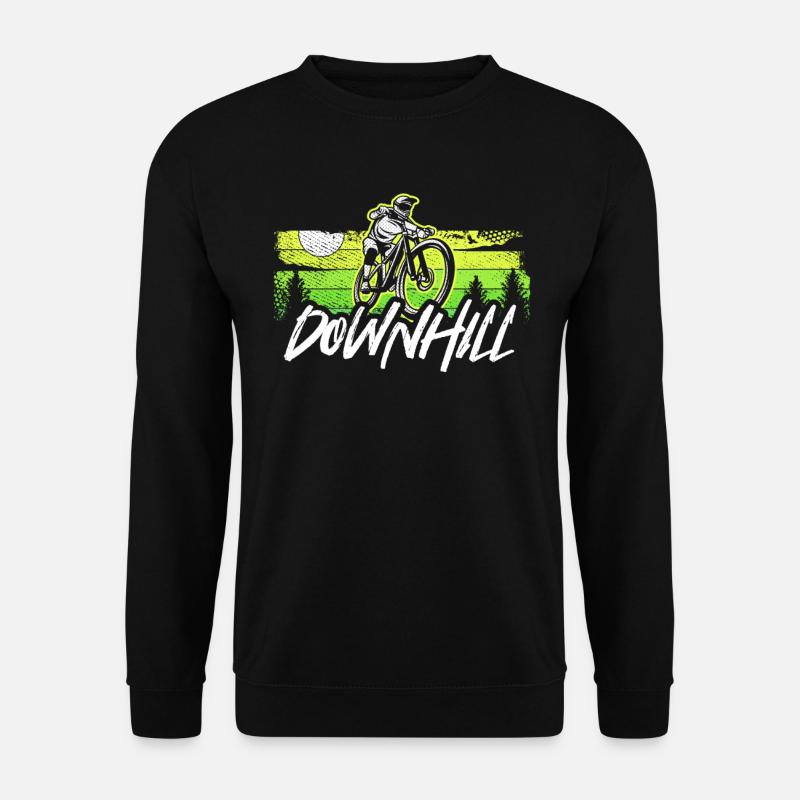 Vélo de descente - Sweat-shirt Unisexe - noir