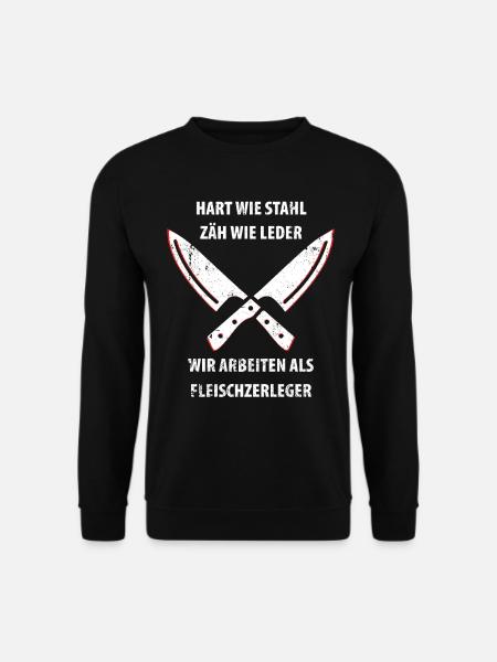 Fleischer Metzger Schlachter - Unisex Pullover - Schwarz