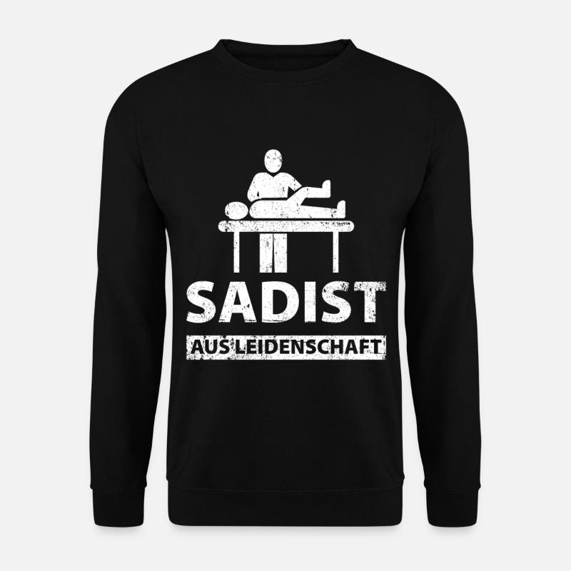 Physiotherapist physiotherapy physio - Unisex Sweatshirt - black