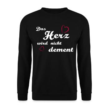 Geriatric nurse - care - Unisex Sweatshirt - black - Front - Alina (178cm) & Michal (187cm)