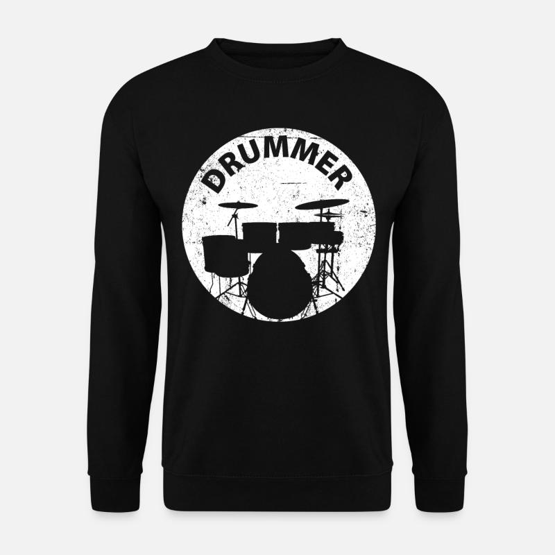 Drummer Drum Drum Drums - Unisex Sweatshirt - black