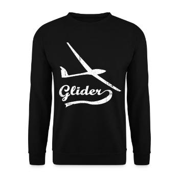 Segelflieger Segelfliegen Pilot - Unisex Pullover - Schwarz - Vorne - Alina (178cm) & Michal (187cm)