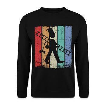 Ramoneur ramoneur - Sweat-shirt Unisexe - noir - Devant - Alina (178cm) & Michal (187cm)