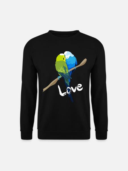 Wellensittich - Unisex Pullover - Schwarz