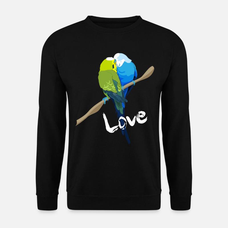 budgerigar - Unisex Sweatshirt - black