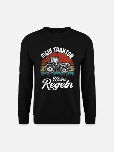 Traktor Trekker Landwirtschaft - Unisex Pullover - Schwarz