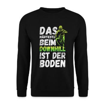 Downhill - Unisex Pullover - Schwarz - Vorne - Alina (178cm) & Michal (187cm)