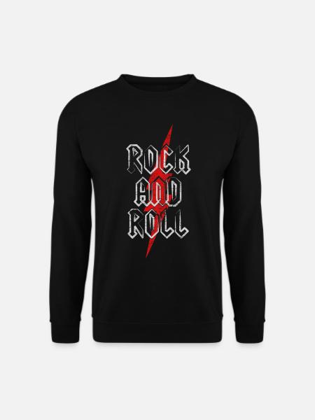 Rock and Roll Rock'N'Roll Rocker Heavy Metal - Sweat-shirt Unisexe - noir