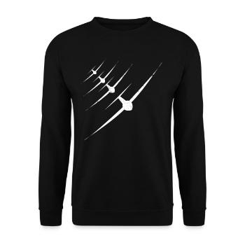 Glider glider Glider Silot - Unisex Sweatshirt - black - Front - Alina (178cm) & Michal (187cm)