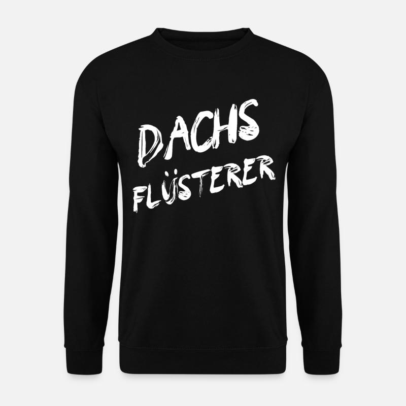 Dachs - Unisex Pullover - Schwarz