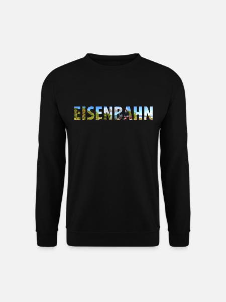 Zug Eisenbahn Eisenbahner Züge Triebfahrzeugführer - Unisex Pullover - Schwarz