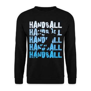 Handball - Sweat-shirt Unisexe - noir - Devant - Alina (178cm) & Michal (187cm)
