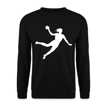 Handball - Sweat-shirt Unisexe - noir - Devant - Alina (178cm) & Michal (187cm)