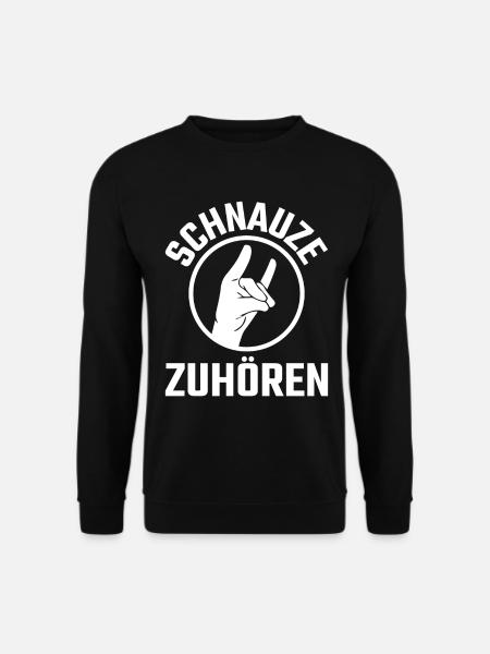Schweigefuchs Lehrer Geschenk - Unisex Pullover - Schwarz