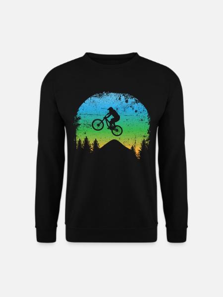E-Bike Fahrrad MTB Mountainbike - Unisex Pullover - Schwarz